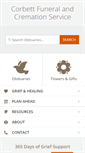 Mobile Screenshot of corbettfuneral.com